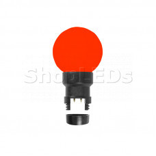 Лампа шар 6 LED для белт-лайта, цвет: Красный, 45мм, Красная колба