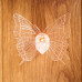 Фигура светодиодная на присоске "Бабочка", RGB, SL501-029