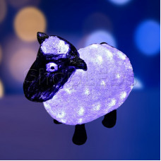 Акриловая светодиодная фигура "Овца" 30см, 56 светодиодов, IP65, 24В, NEON-NIGHT, SL513-401
